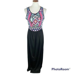 Sherosa aztec print Maxi Dress NWT size medium